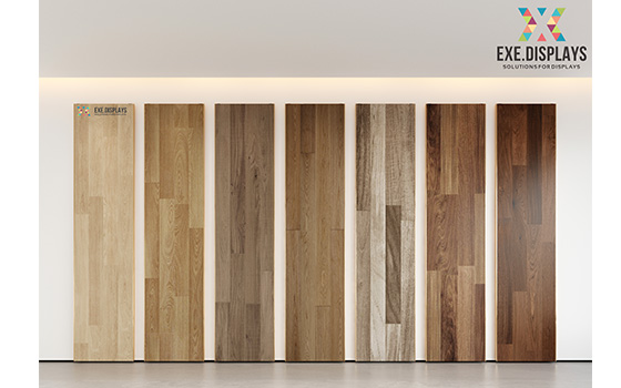 W2S Wall Mounted Tile Display Panels For Wood Flooring