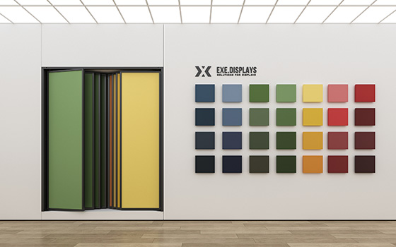 Paints and Wall Covering Sliding Displays
